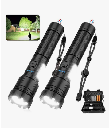 2pcs Lampara Tactica Rechargeable