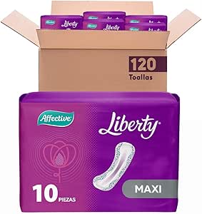 Maxi Toallas para Incontinencia Femenina, Talla Maxi, 120 Piezas