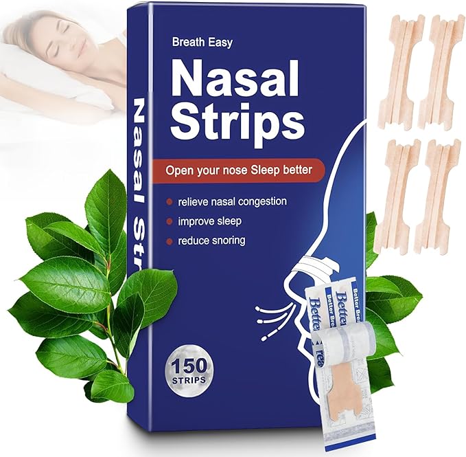 Tiras Nasales, Dilatador Nasal Anti Ronquidos 150 Piezas