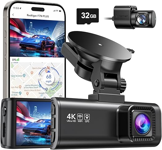 REDTIGER 4K Dashcam para Auto