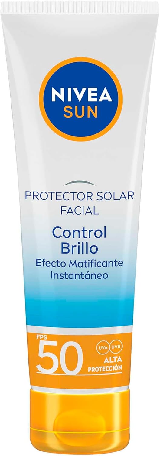 NIVEA SUN Protector Solar Facial Control De Brillo (50 ml)