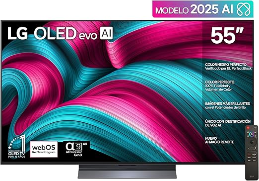 LG Pantalla 55 Pulgadas OLED EVO AI C5