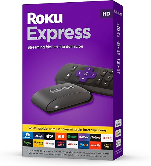 Roku Express Dispositivo de Streaming HD/Compatible con Alexa