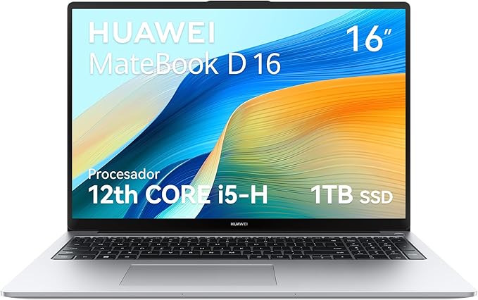 HUAWEI Laptop Thin & Light MateBook D 16 Intel 12th