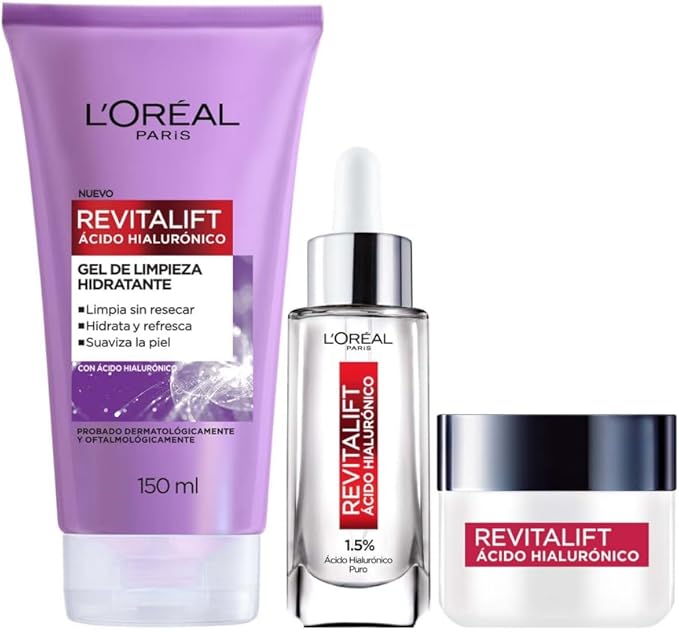 L’Oréal Paris Rutina Ácido Hialurónico (3 piezas)