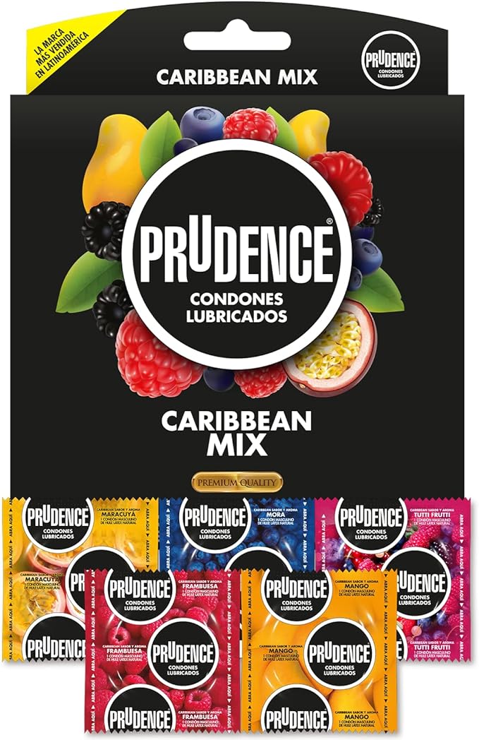 Prudence Sabor y Aroma, Caja con 20 Condones
