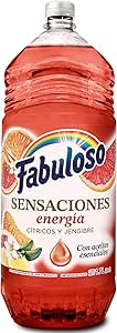 Fabuloso Sensaciones Energía, Limpiador Líquido 1.7L