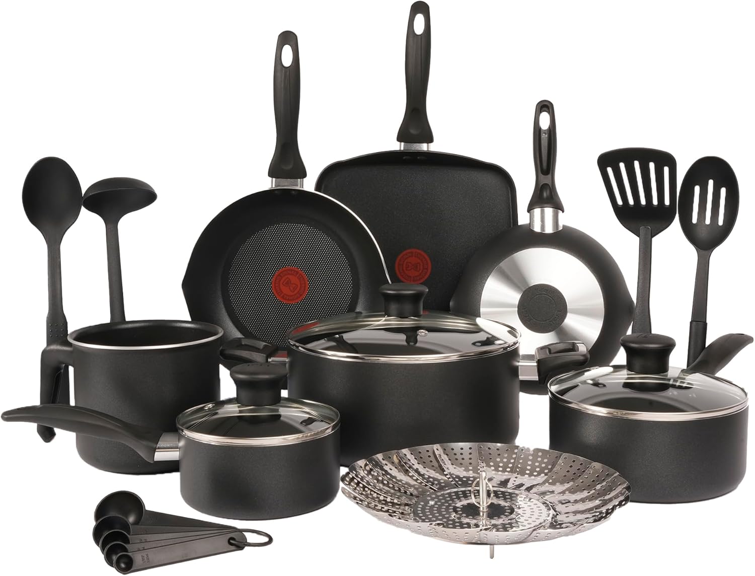 T-fal Batería de Cocina Easy Care de 20 piezas