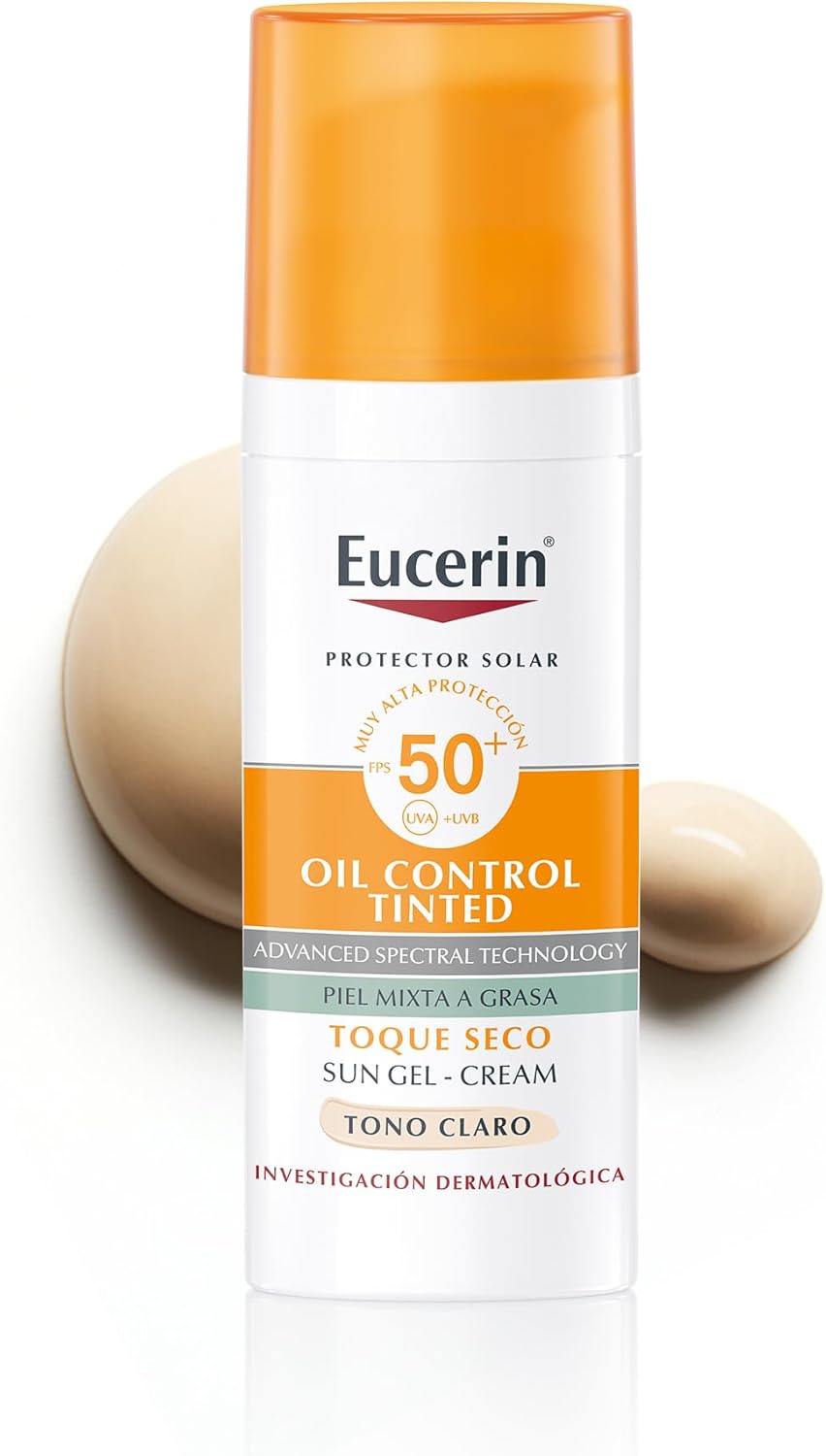 Eucerin Sun Face Oil Control FPS 50+ Tono Claro Control