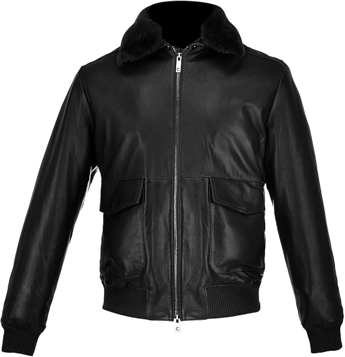 Cuadra – Caballero Chamarra en Piel Genuina XL