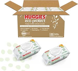 Toallitas Húmedas Para Bebé, Caja Con 18 paquetes