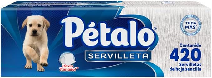 Pétalo Servilleta , Paquete con 420 piezas