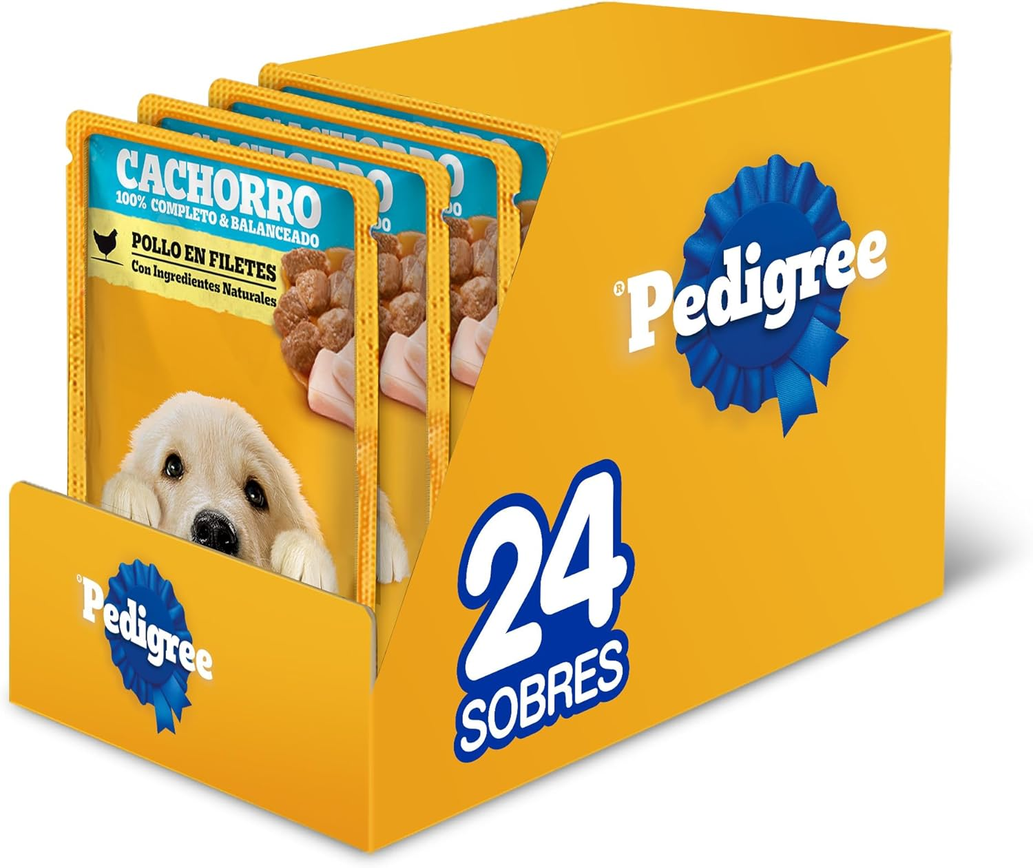 24 Pack Pedigree – Sobres para Perro Cachorro