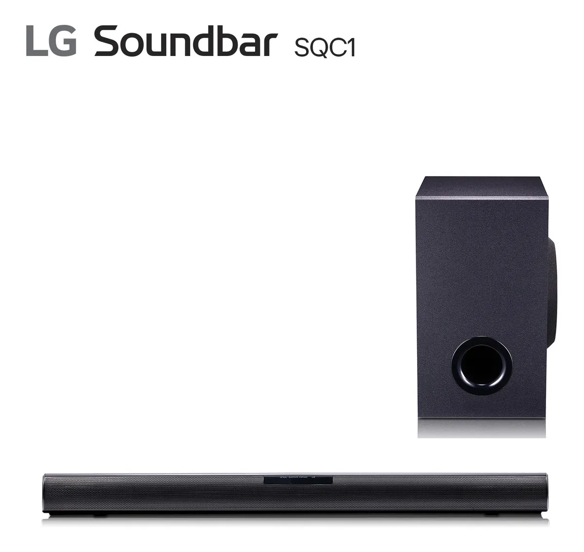ML: LG Barra de sonido SQC1 Negro