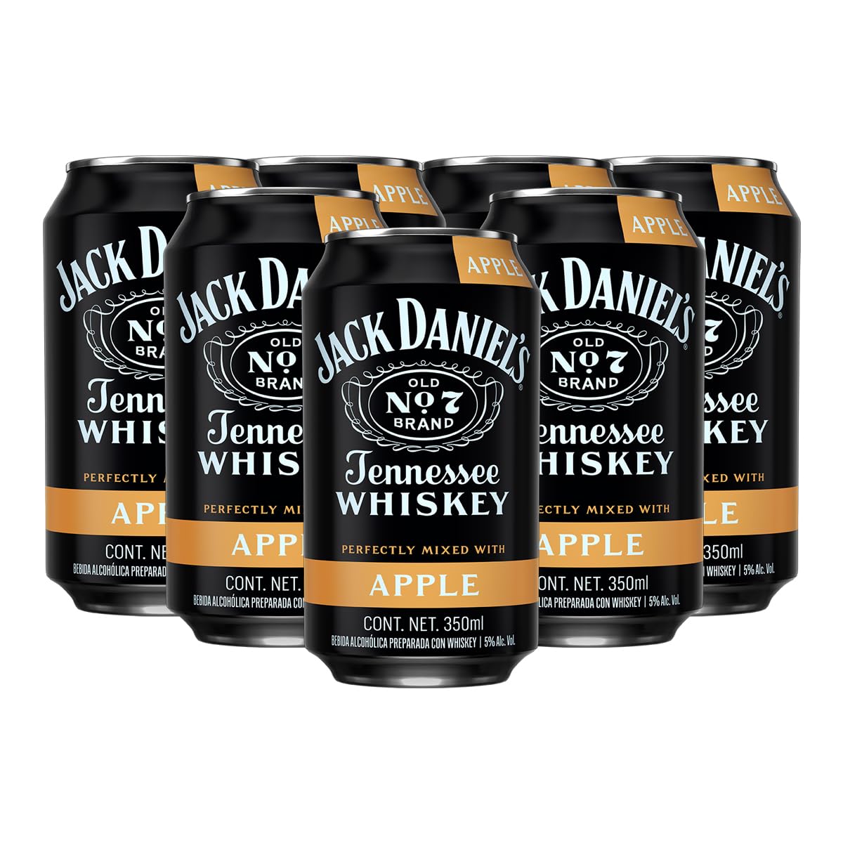 Jack Daniel’s & Manzana 24 Latas De 350 ML