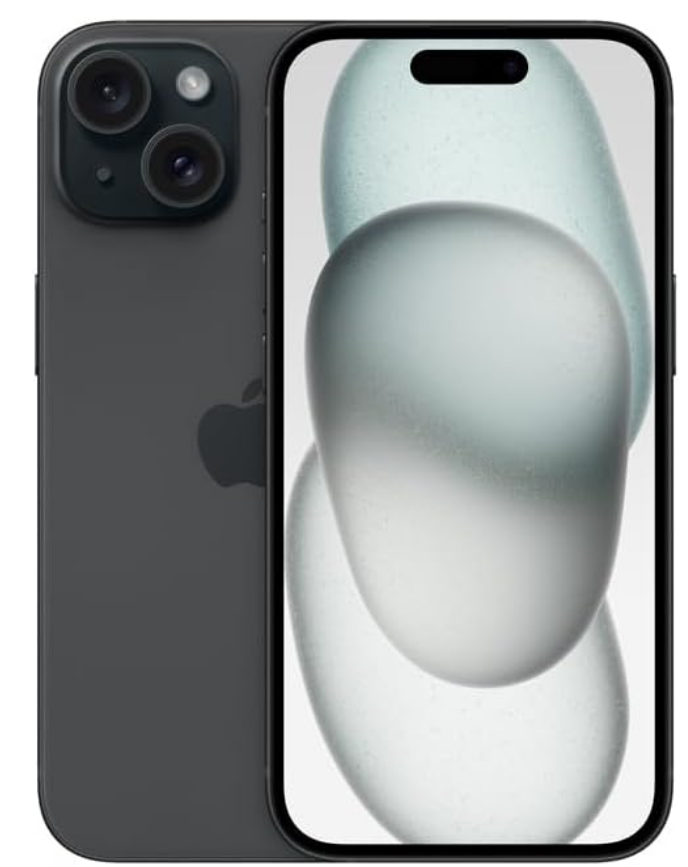 Apple iPhone 15 (128 GB) – Negro (Reacondicionado)