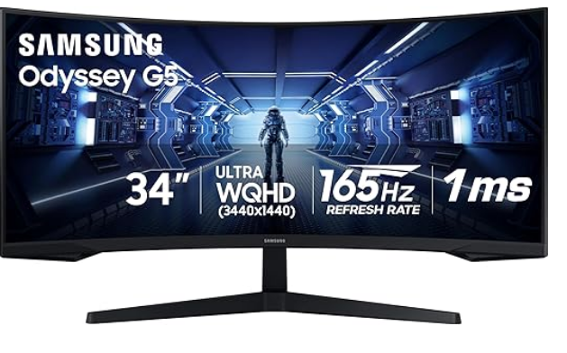 SAMSUNG Monitor de Juegos Ultra Ancho Odyssey G5