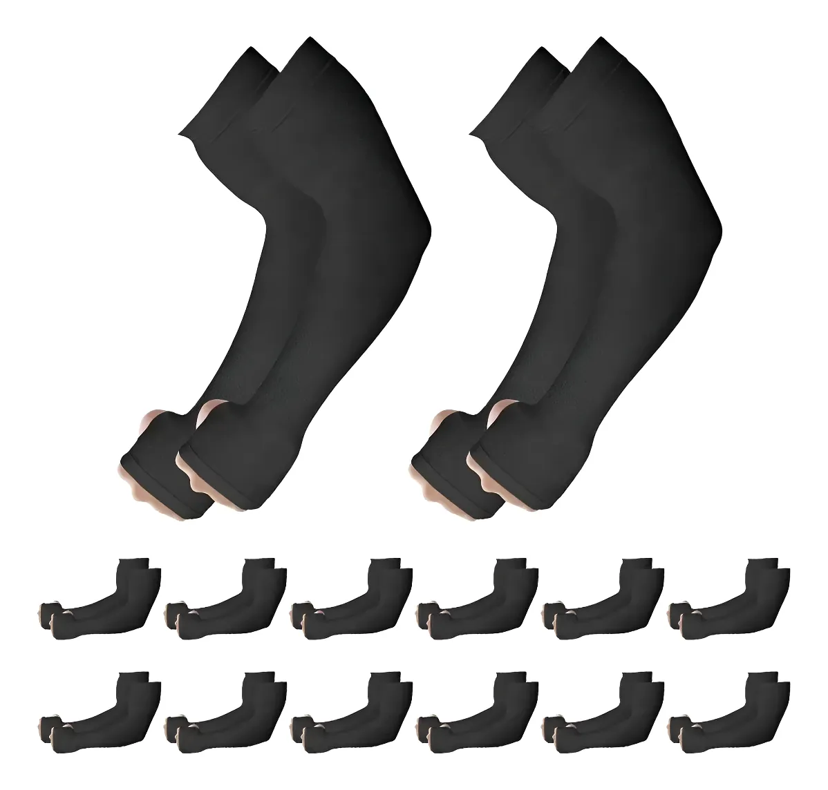 ML: 14 Pares Mangas Solares Uv