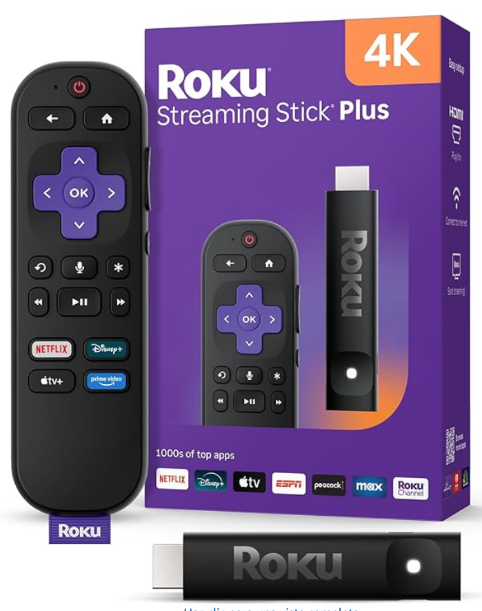 Roku Streaming Stick Plus 2025-4K