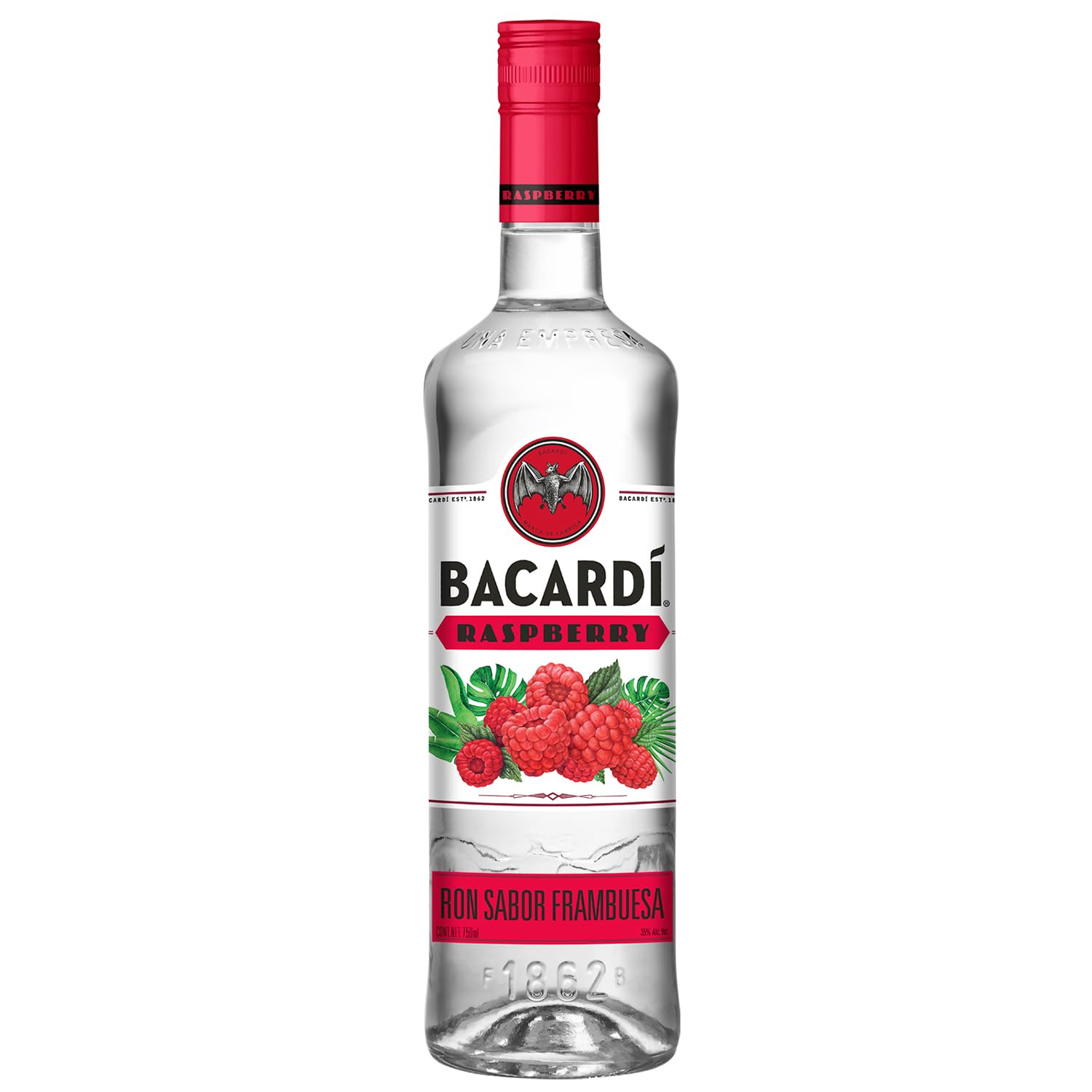 Amazon: BACARDÍ, Ron Sabor Frambuesa de 750 ml