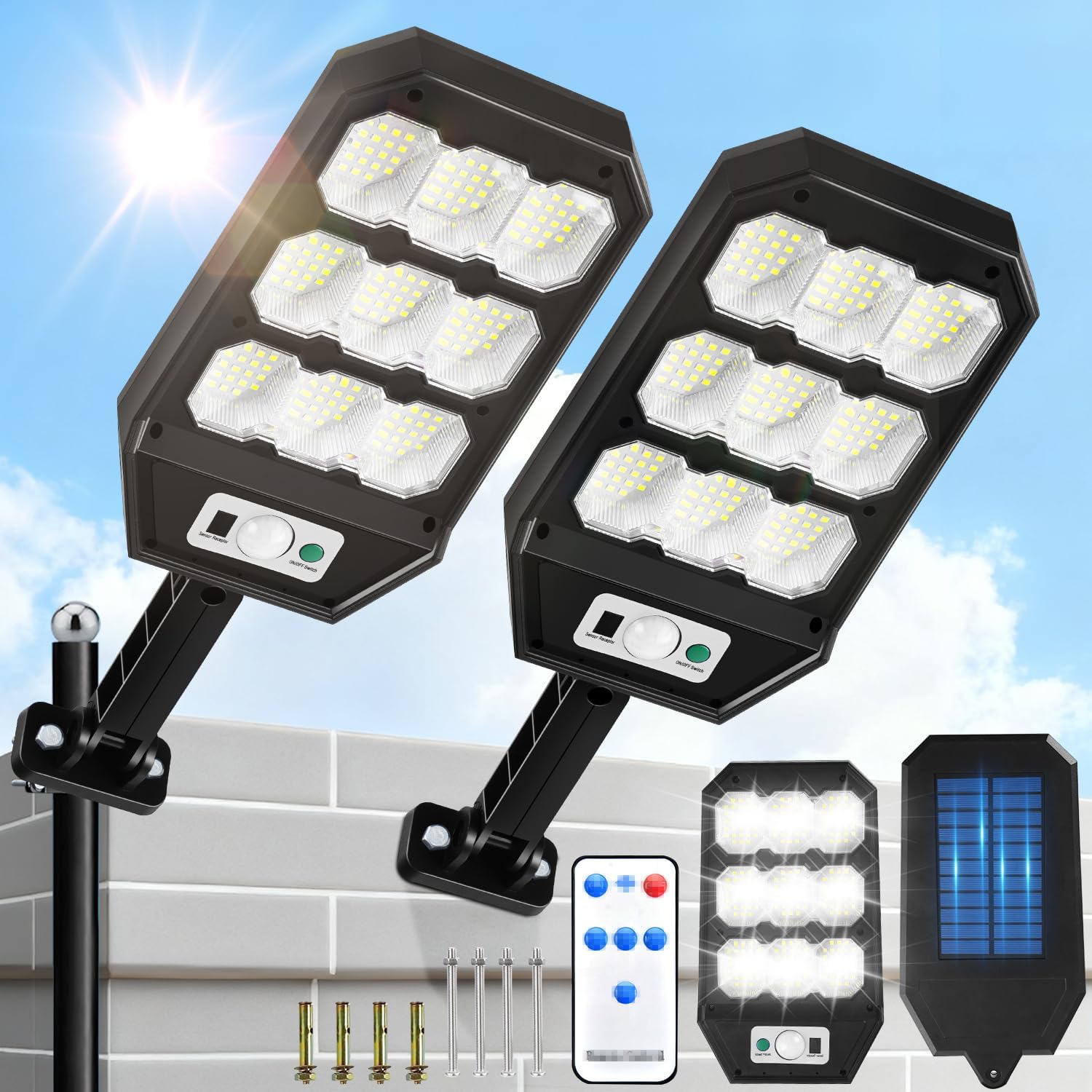 Amazon: 2 Lamparas Solares para Exteriores