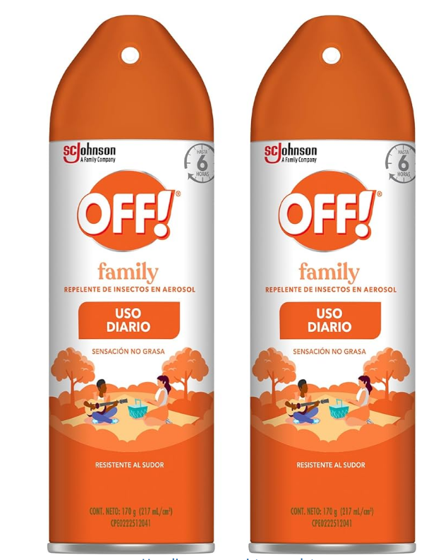 OFF Family Aerosol Repelente pack de 2 unidades 217 ml