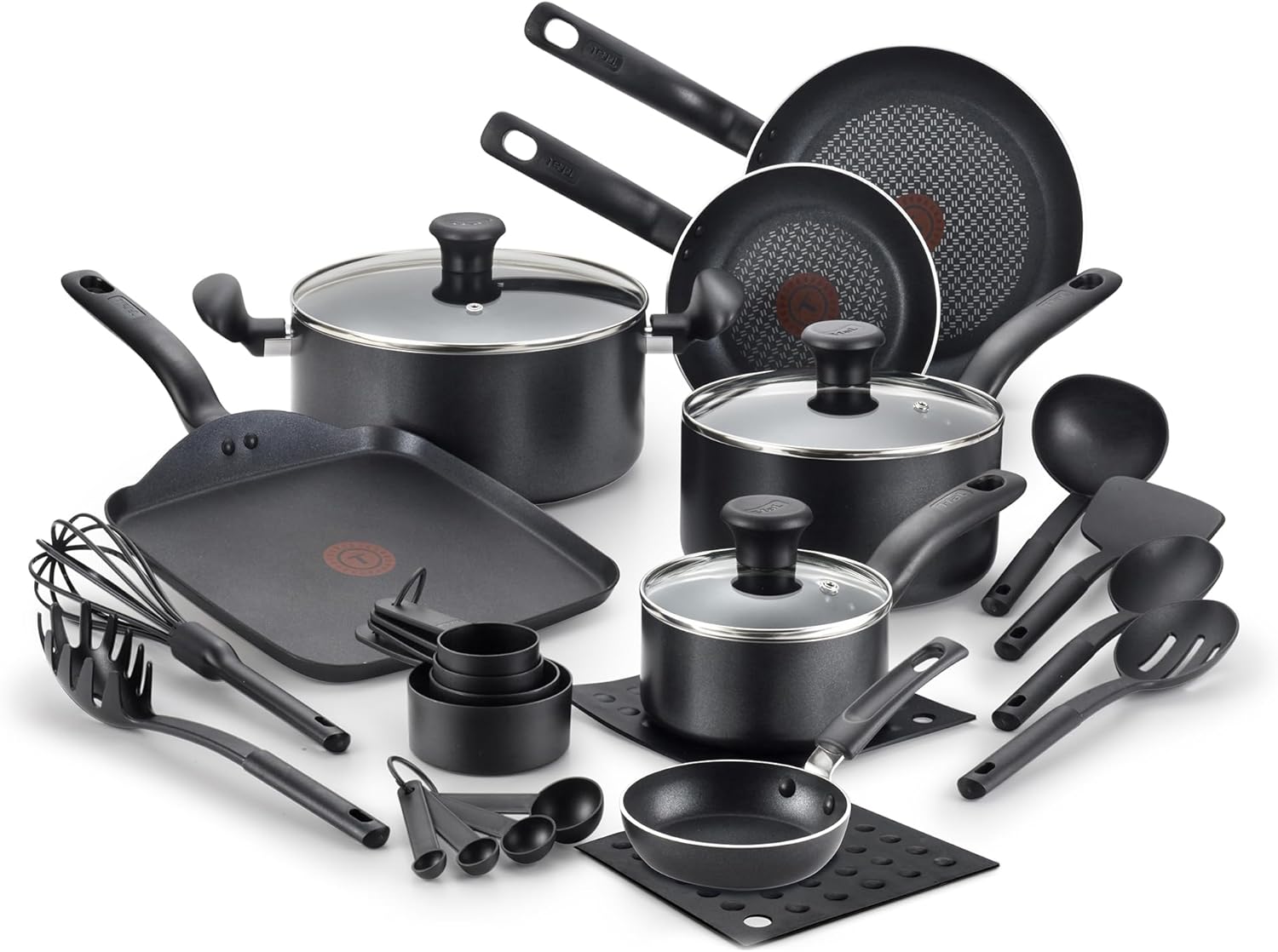 T-fal Initiative batería de cocina de 20 piezas