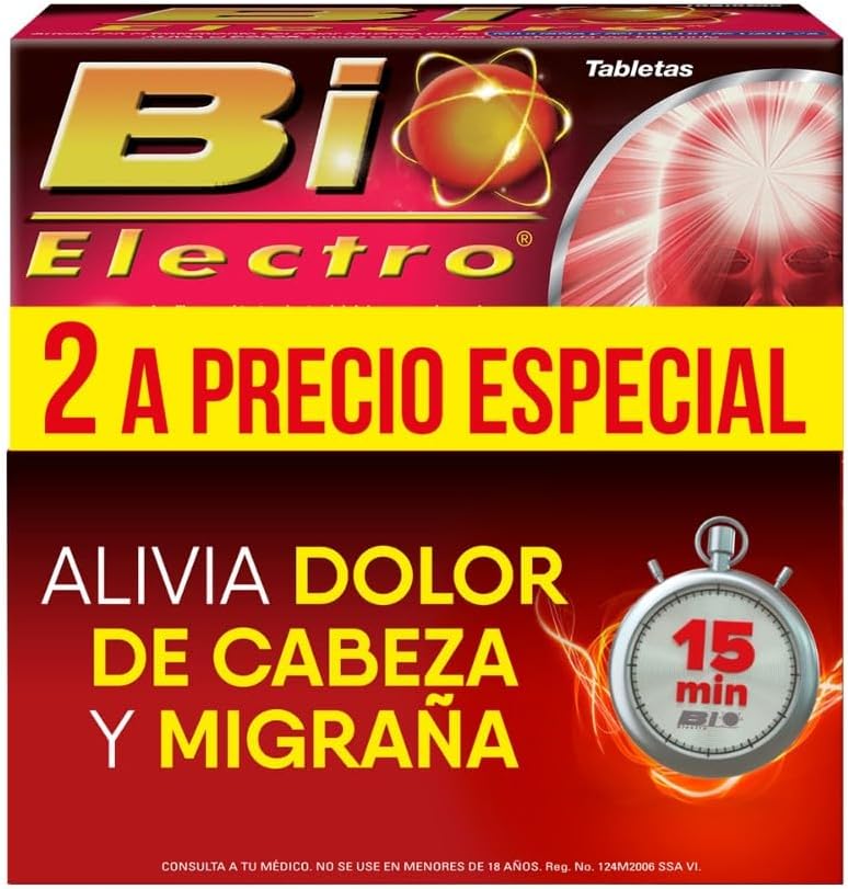 PACK BIO ELECTRO DOLOR de cabeza y MIGRAÑA
