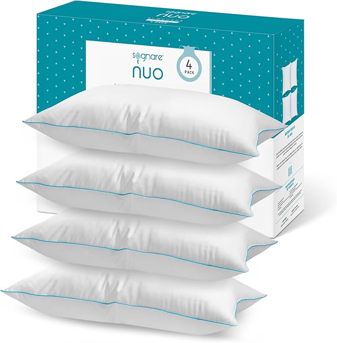 Sognare Nuo Almohada 4 Pack Tamaño King Size