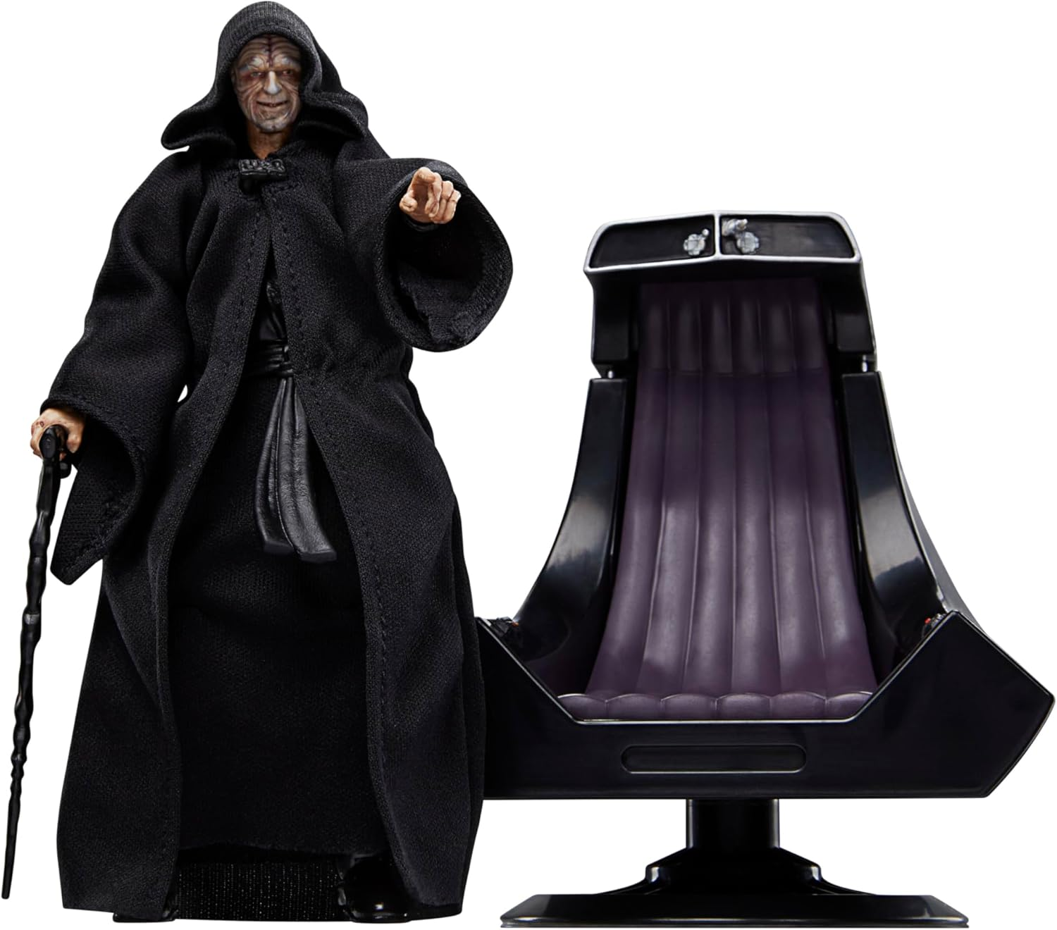 Amazon-USA: Star Wars The Black Series Emperador Palpatine con Trono