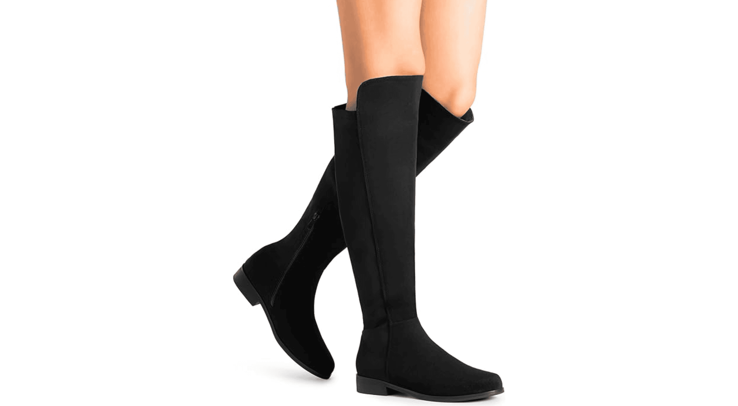 Botas altas mujer Dream Pairs a la rodilla con cremallera