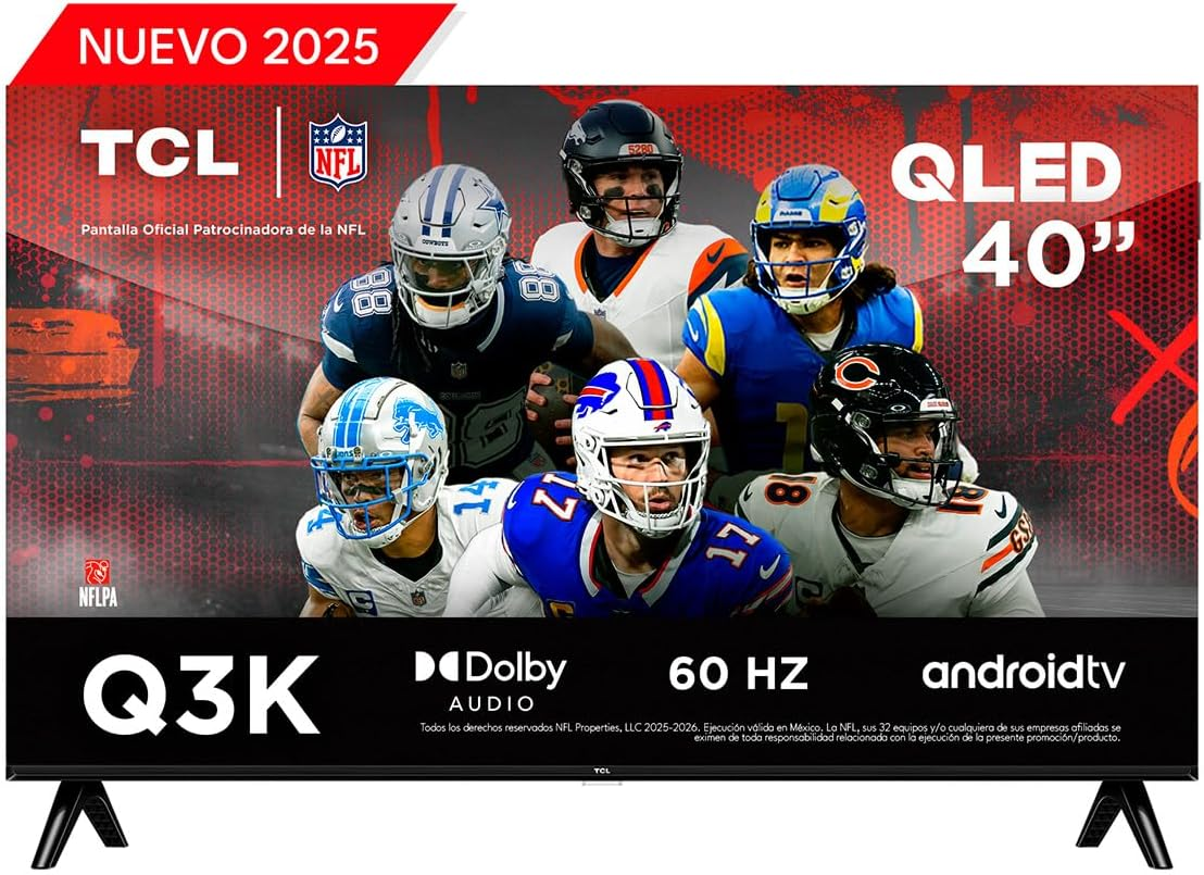 Amazon: TCL Smart TV Pantalla 40″ Android  2K HDR10|