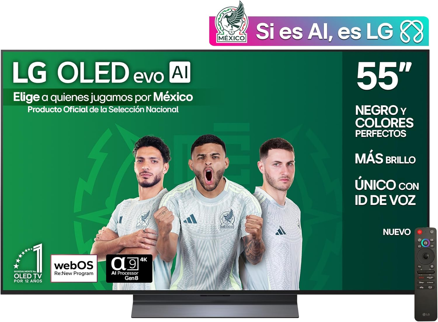 Amazon: Pantalla LG 55″ OLED EVO AI C5 4K Smart-TV