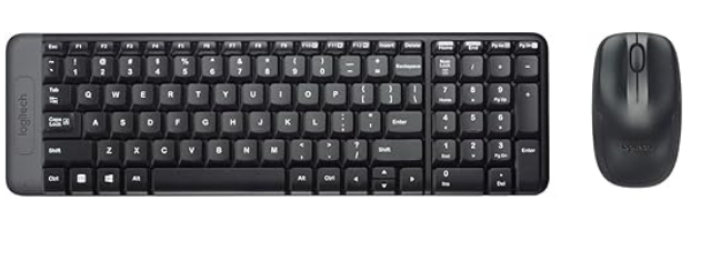 Logitech MK220 Combo Teclado Compacto y Mouse
