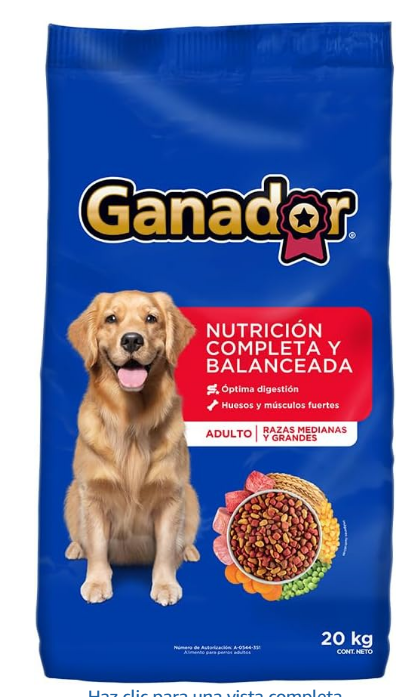Ganador Alimento seco para Perro 20kg