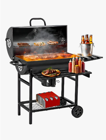 Parrilla De Carbón Movil Asador