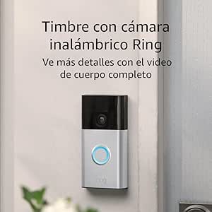 Timbre con cámara inalámbrico Ring