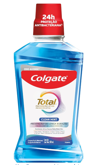 Colgate Enjuague Bucal Total Clean Mint 500 ml