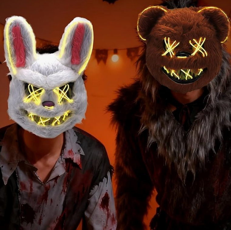 Máscaras de Halloween 2 Piezas