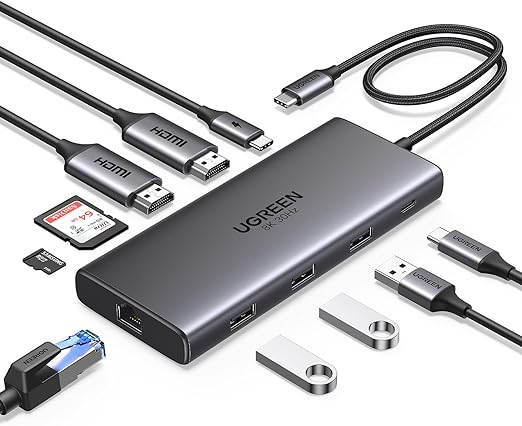 UGREEN Revodok Pro HDMI, 10 en 1