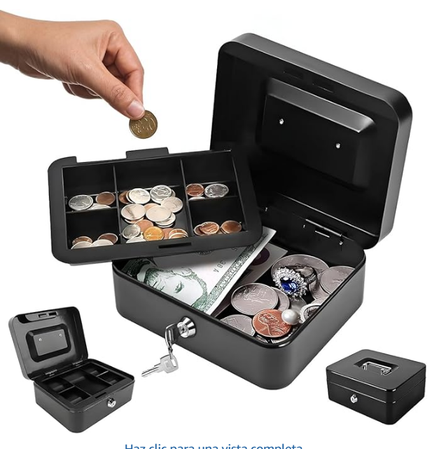 Caja Fuerte Metálica con Cerradura