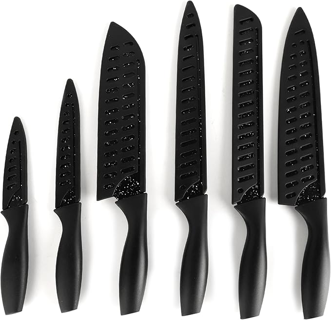 Cuchillos de Cocina con Funda (6 Piezas)