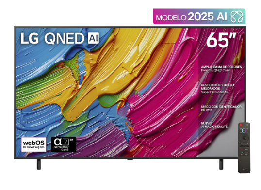 Pantalla 65 Pulgadas LG QNED AI 4k Smart Tv 2025