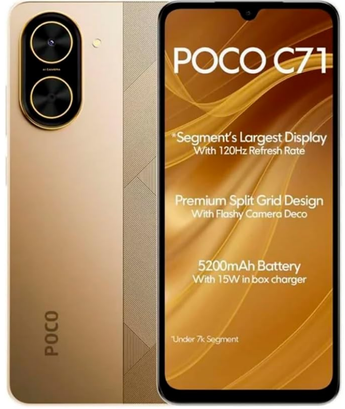 Xiaomi Celular Poco C71 4GB RAM 128GB ROM