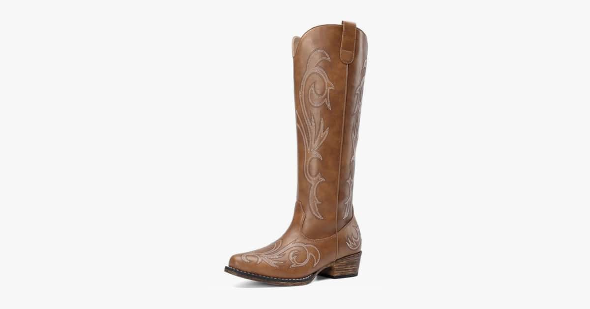 Botas Vaqueras para Mujer hasta Las Rodilla compra 2 y obtienes 30%