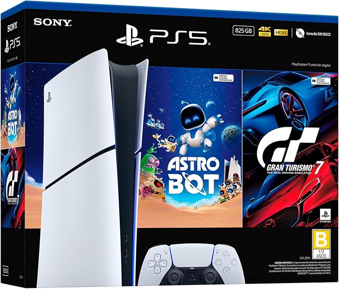 PlayStation 5 Edición Digital de 825 GB | 12MSI
