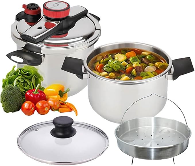 BOGNER – Set de Ollas de Presión de Acero Inoxidable