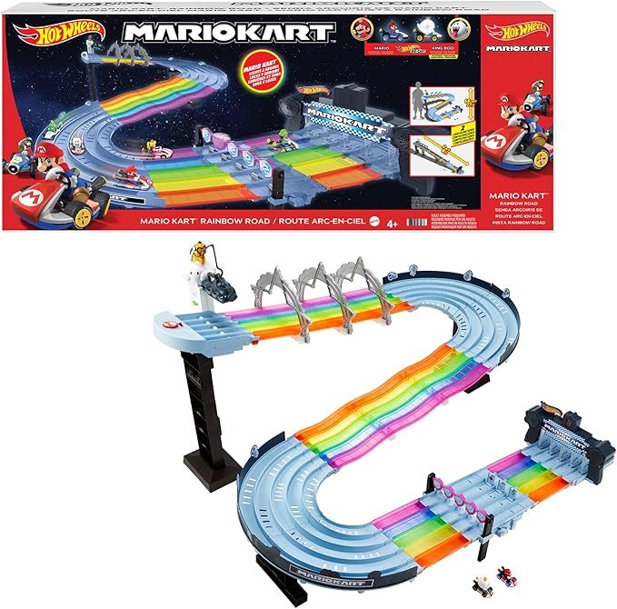 Hot Wheels, Mario Kart, Senda Arcoíris | 24 MSI