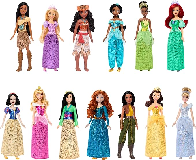 Disney Princesa Muñecas Paquete de 13