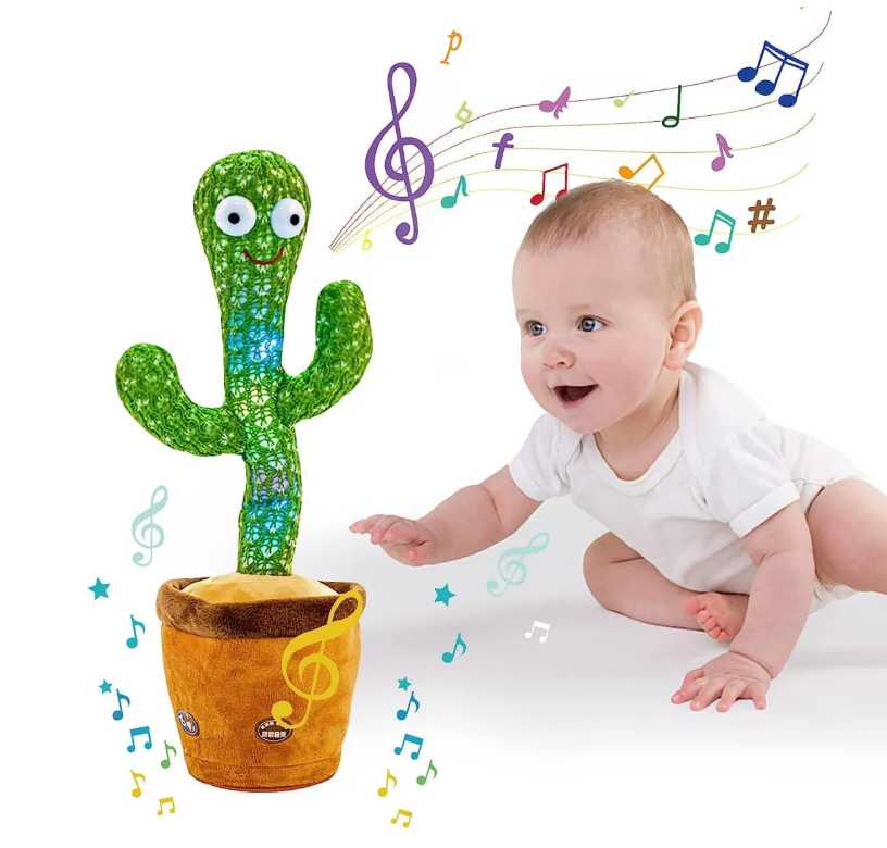🌵Divertido Cactus Bailarín de Peluche Recargable
